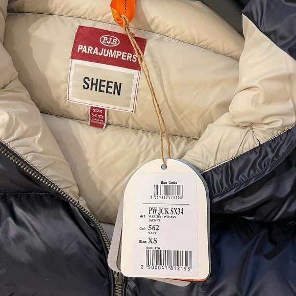 PARAJUMERS XS. Marion Down Puffer Coat NAVY - Picture 3 of 7